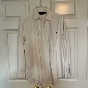 Polo Ralph Lauren White Classic Fit Dress Shirt Mens 16